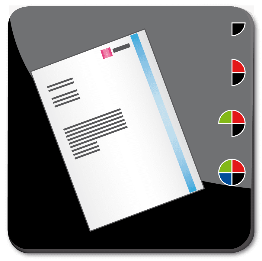 Toon details van Briefpapier wit PMS